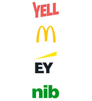 Yell, McDonald's, EY, nib